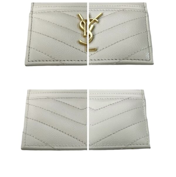 BNEW YSL CARD HOLDER GHW IVORY - Image 3