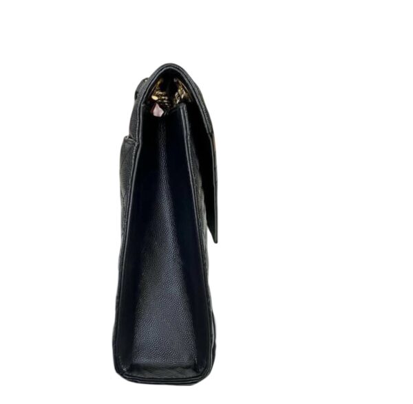 YSL LARGE TRI QUILT ENVELOPE GHW BLACK - Image 5