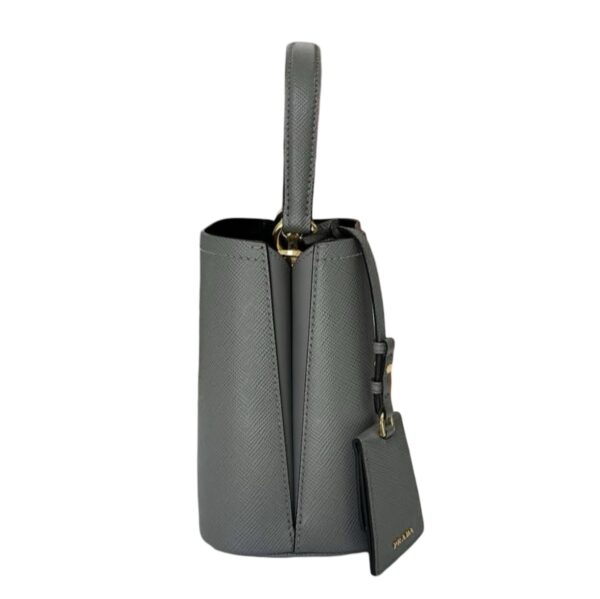 PRADA 1BA217 SAFFIANO PANIER GRAY - Image 5