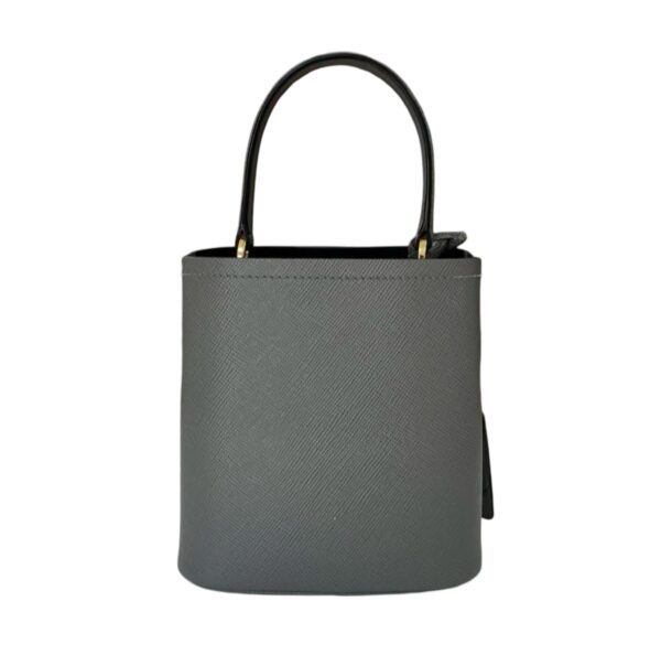 PRADA 1BA217 SAFFIANO PANIER GRAY - Image 4