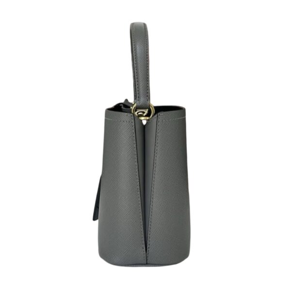 PRADA 1BA217 SAFFIANO PANIER GRAY - Image 3