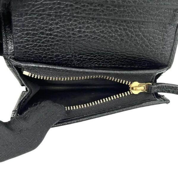 GUCCI MARMONT COMPACT WALLET BLACK - Image 3