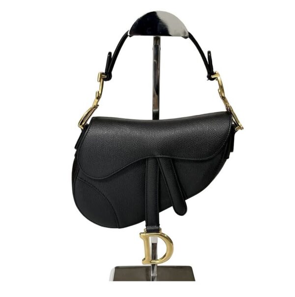 CHRISTIAN DIOR MINI SADDLE BLACK - Image 2