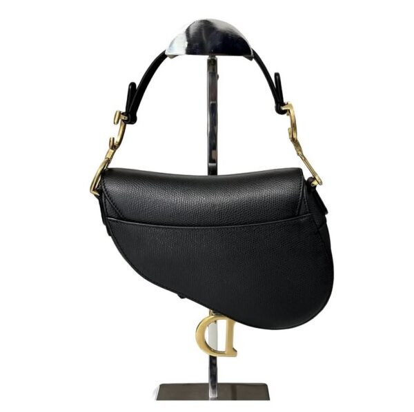 CHRISTIAN DIOR MINI SADDLE BLACK - Image 4