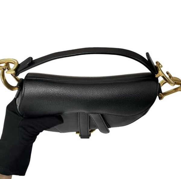 CHRISTIAN DIOR MINI SADDLE BLACK - Image 7