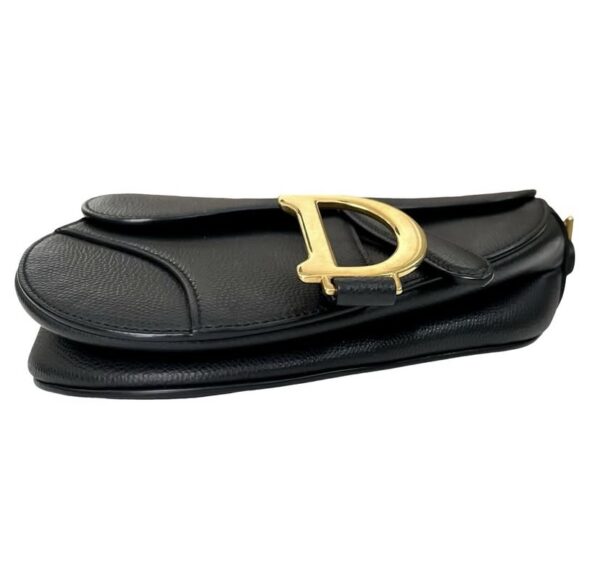 CHRISTIAN DIOR MINI SADDLE BLACK - Image 8