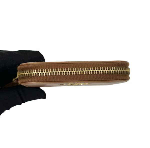PRADA 1MM268 VITELLO MOVE WALLET CARAMEL - Image 9