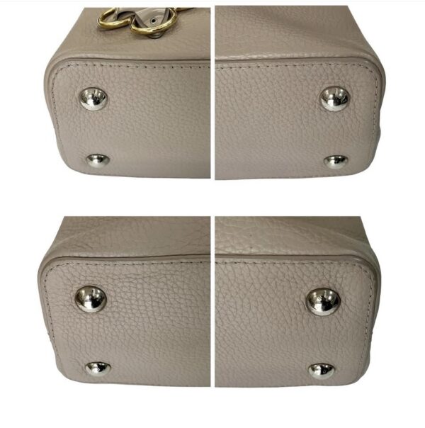 LV CAPUCINES GALET FLOWER PM NUDE MICROCHIP - Image 10