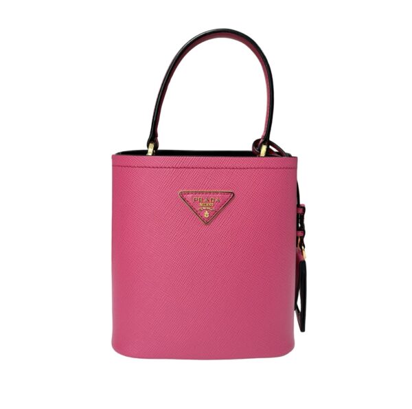 PRADA 1BA212 SAFFIANO SMALL PANIER FUCSHIA PINK - Image 2