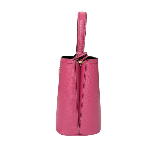 PRADA 1BA212 SAFFIANO SMALL PANIER FUCSHIA PINK - Image 5