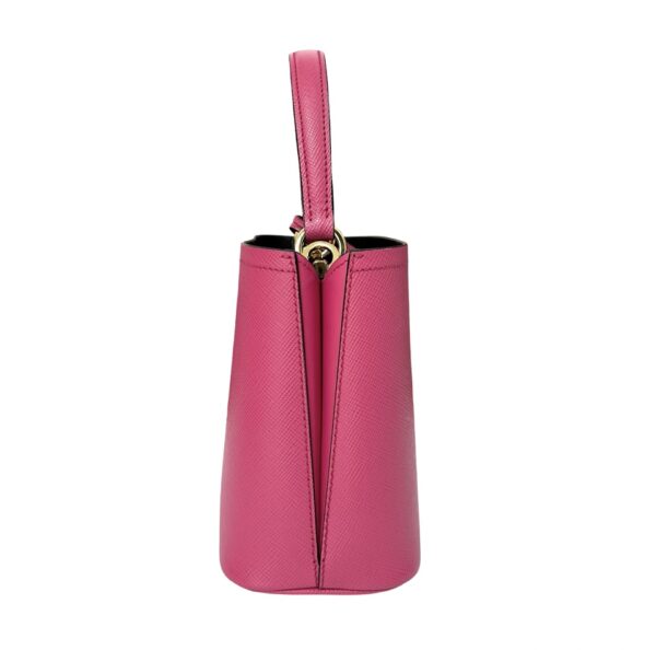 PRADA 1BA212 SAFFIANO SMALL PANIER FUCSHIA PINK - Image 3