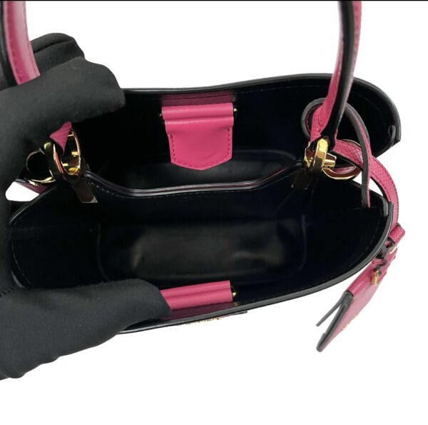 PRADA 1BA212 SAFFIANO SMALL PANIER FUCSHIA PINK - Image 10