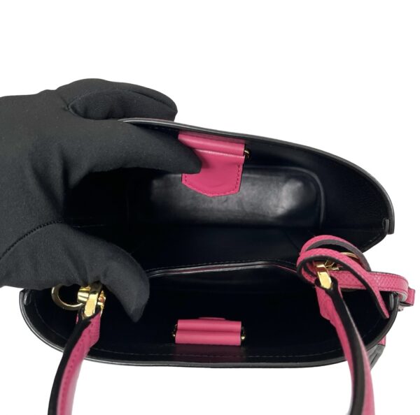 PRADA 1BA212 SAFFIANO SMALL PANIER FUCSHIA PINK - Image 11