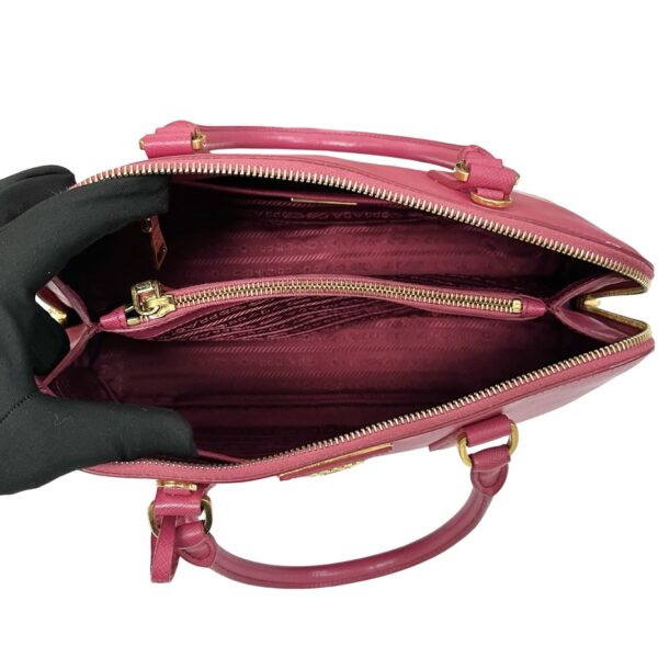 PRADA BL0837 SAFFIANO LUX FUCSHIA PINK - Image 9