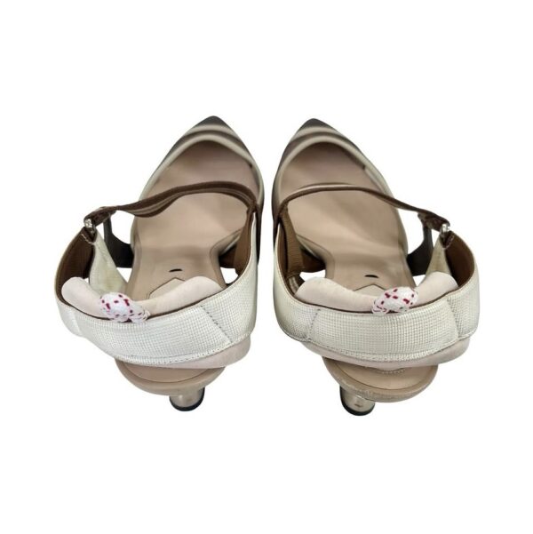 FENDI MESH LOW HEELS SLINGBACK 37 - Image 8