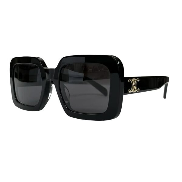 BNEW CELINE SQUARE SUNGLASS BLACK - Image 2