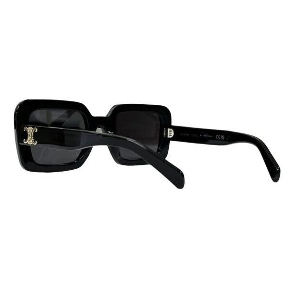 BNEW CELINE SQUARE SUNGLASS BLACK - Image 7