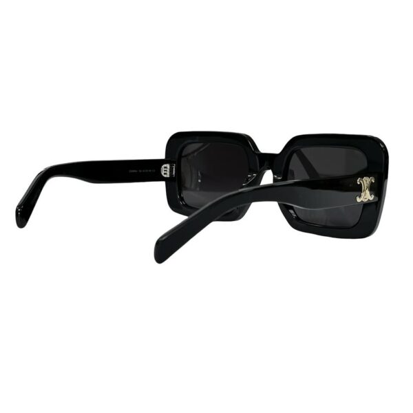 BNEW CELINE SQUARE SUNGLASS BLACK - Image 5