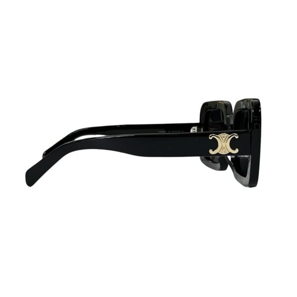 BNEW CELINE SQUARE SUNGLASS BLACK - Image 6