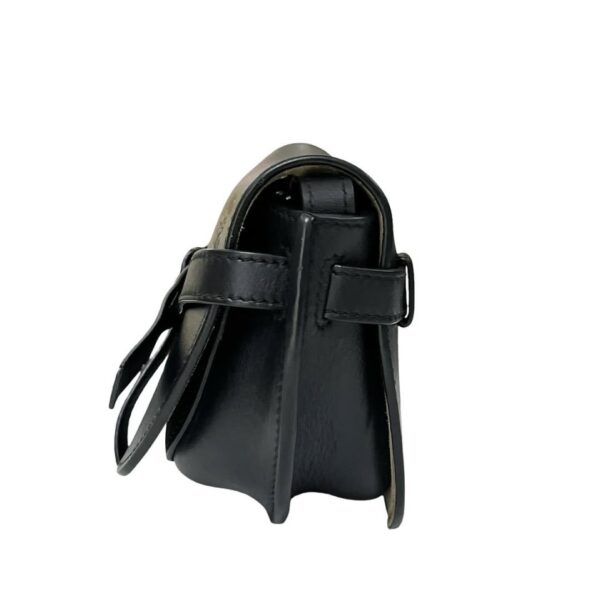 LOEWE MINI GATE LOGO STRAP BLACK - Image 3