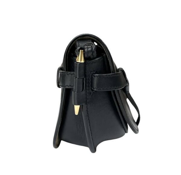 LOEWE MINI GATE LOGO STRAP BLACK - Image 5