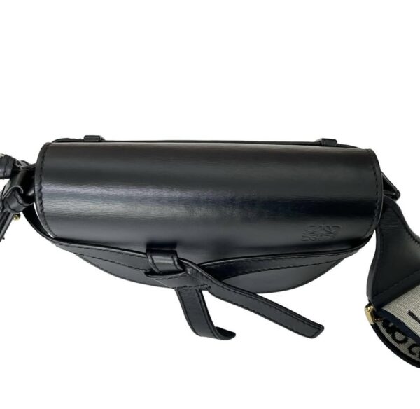 LOEWE MINI GATE LOGO STRAP BLACK - Image 6
