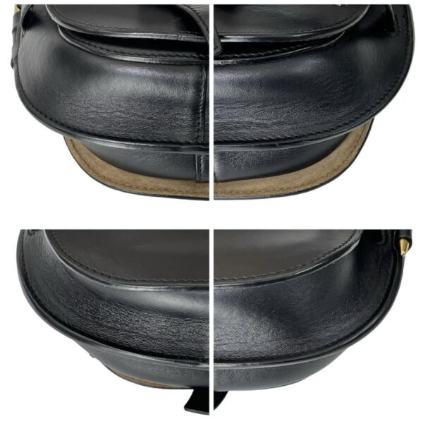 LOEWE MINI GATE LOGO STRAP BLACK - Image 8
