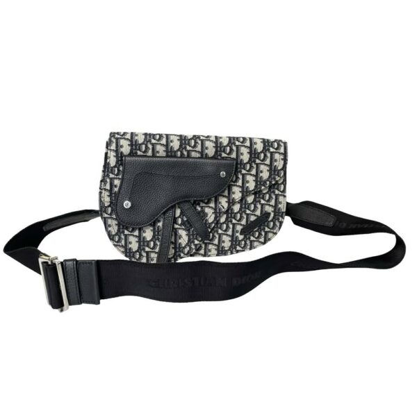CHRISTIAN DIOR OBLIQUE SADDLE MESSENGER BAG