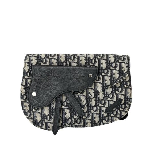 CHRISTIAN DIOR OBLIQUE SADDLE MESSENGER BAG - Image 3