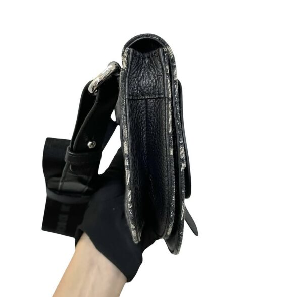 CHRISTIAN DIOR OBLIQUE SADDLE MESSENGER BAG - Image 4