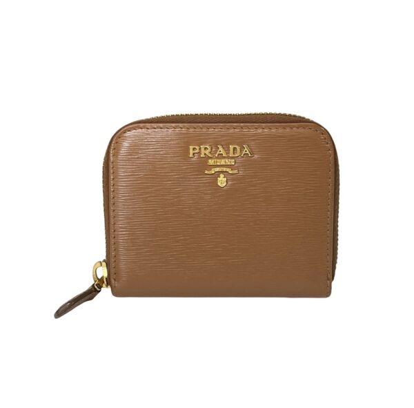 PRADA 1MM268 VITELLO MOVE WALLET CARAMEL - Image 6