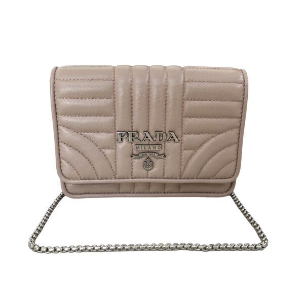 PRADA DIAGRAMME MINI WOC BEIGE