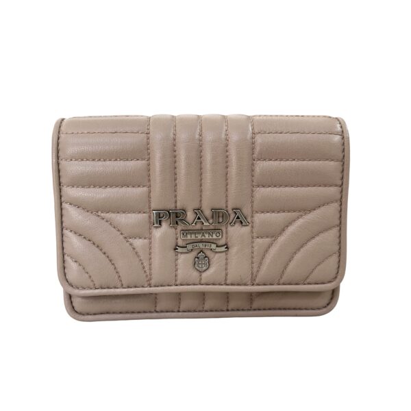 PRADA DIAGRAMME MINI WOC BEIGE - Image 9