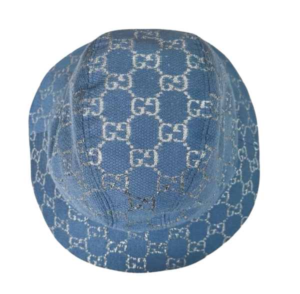 BNEW GUCCI DENIM BUCKET HAT XS 55CM - Image 7