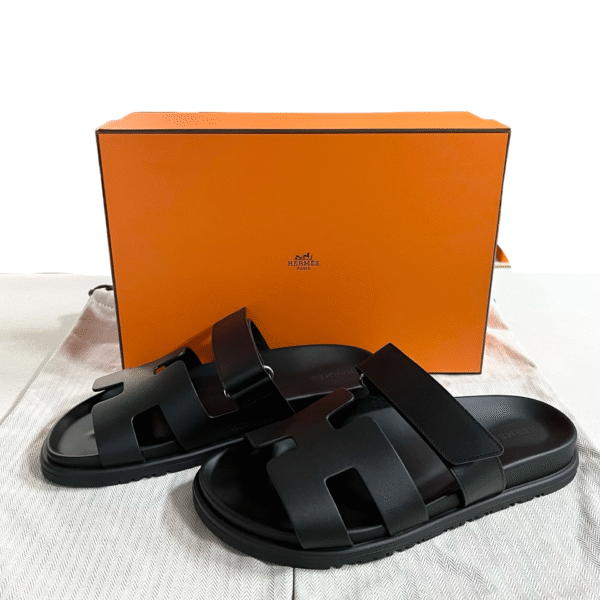 BNEW HERMES CHYPRE BLACK 38.5