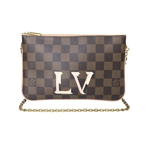 LV DAMIER DOUBLE ZIP WOC