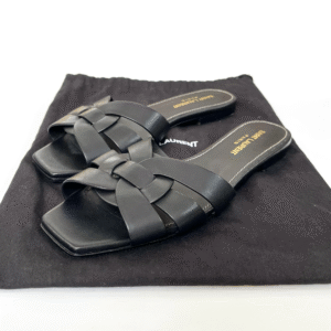 YSL NU PIEDS MATTE BLACK 36.5