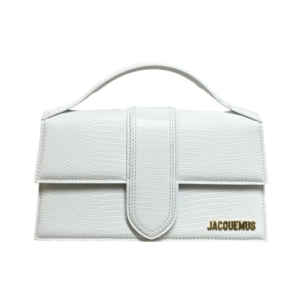 BNEW JACQUEMUS LE BAMBINO LIZARD WHITE - Image 4