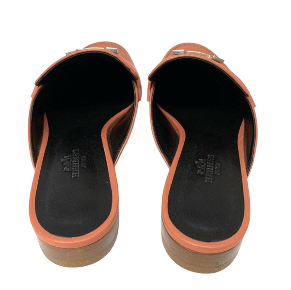 HERMES MULES ROUGH BLUSH 36.5 - Image 5