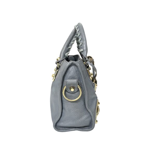 BALENCIAGA MINI CITY METALLIC EDGE GRAY - Image 3