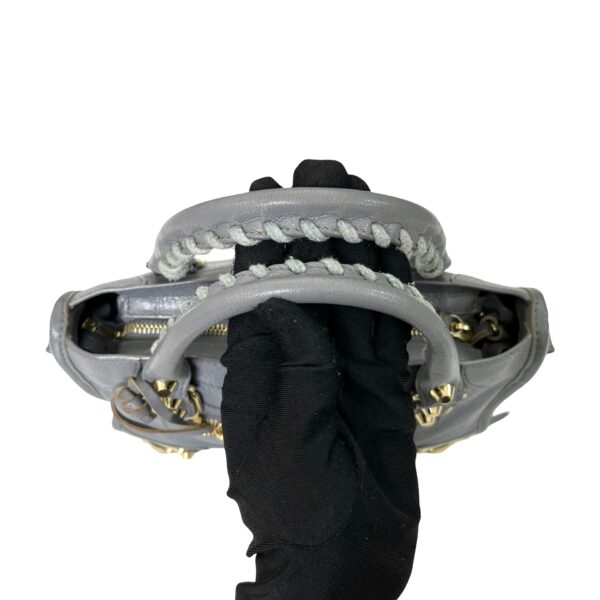 BALENCIAGA MINI CITY METALLIC EDGE GRAY - Image 6