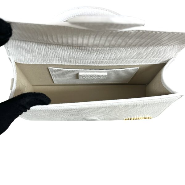 BNEW JACQUEMUS LE BAMBINO LIZARD WHITE - Image 3