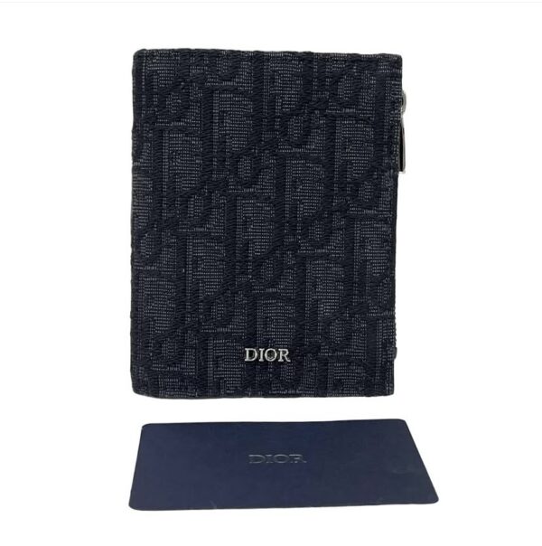 CHRISTIAN DIOR OBLIQUE COMPACT WALLET
