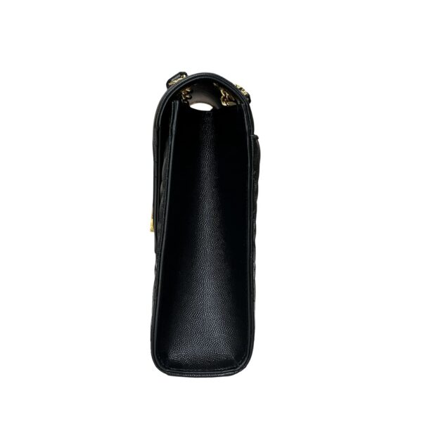 YSL TRI QUILT LARGE ENVELOPE GHW BLACK - Image 6