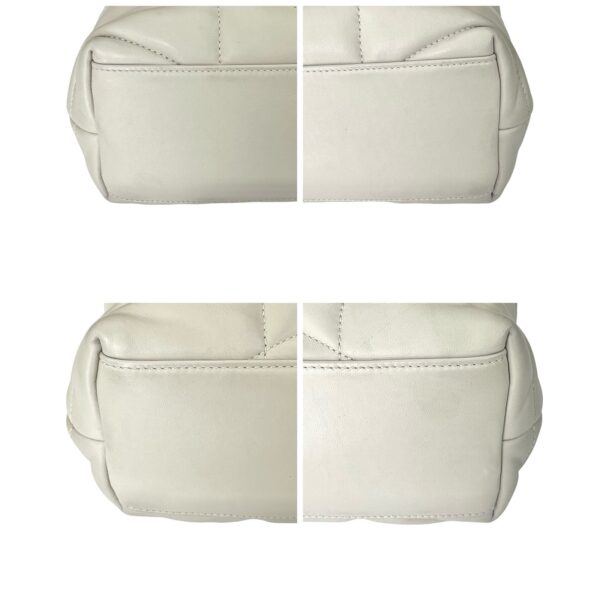 YSL SMALL LOULOU PUFFER GHW IVORY - Image 10