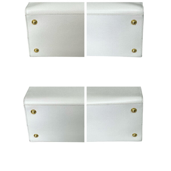 CHRISTIAN DIOR LARGE ST. HONORE TOTE BAG WHITE - Image 9