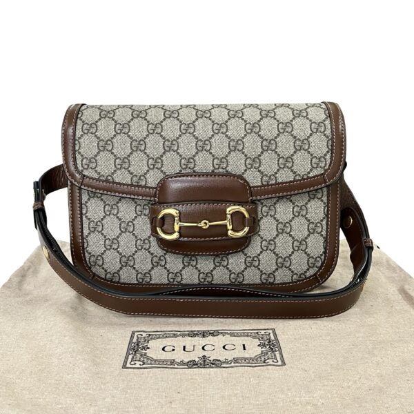 GUCCI MEDIUM 1955 HORSEBIT BROWN
