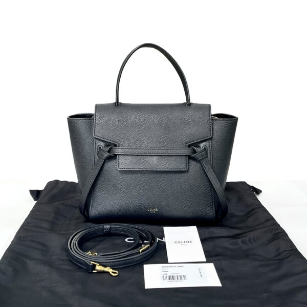 CELINE NANO BELTBAG BLACK