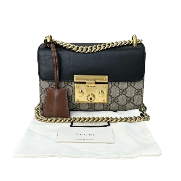 GUCCI MINI PADLOCK BROWN