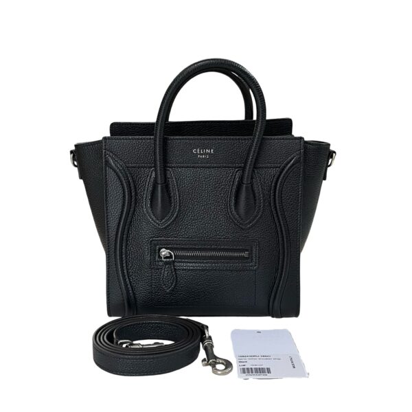 CELINE NANO LUGGAGE BLACK